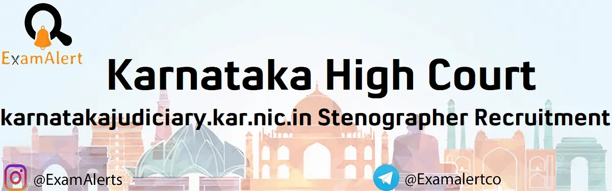 Karnataka High Court Stenographer Recruitment