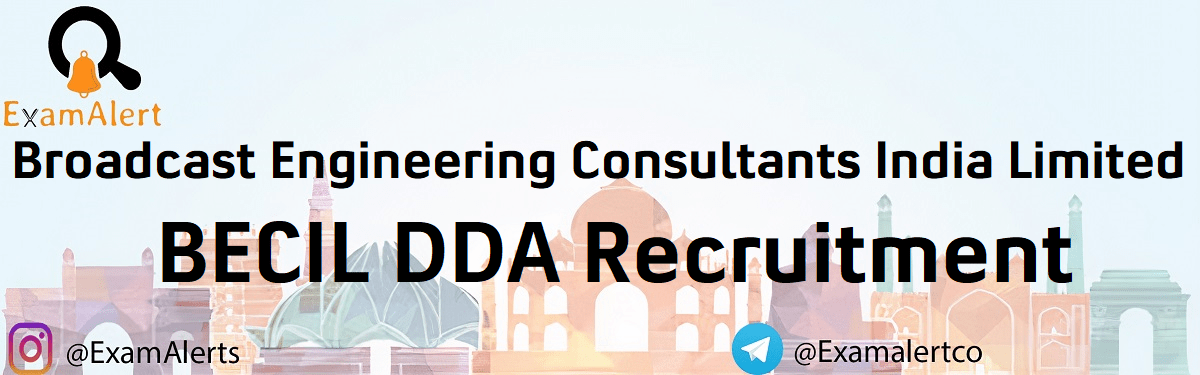 BECIL DDA Recruitment