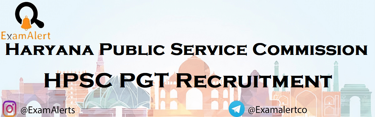 Haryana HPSC PGT Recruitment