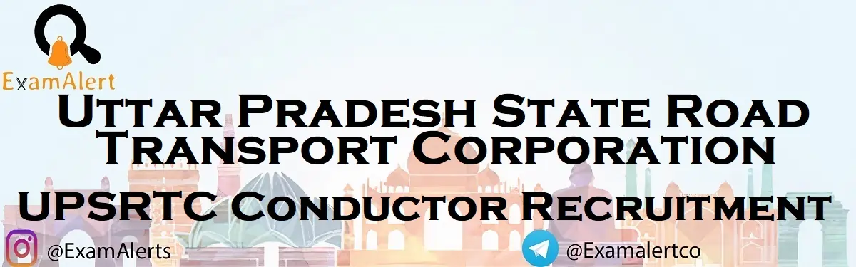 UPSRTC Conductor Recruitment