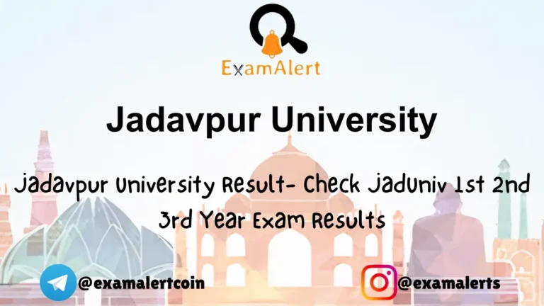 Jadavpur University Result