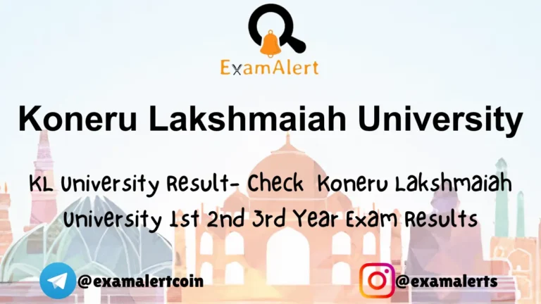 KL University Result
