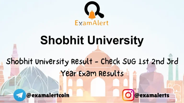 Shobhit University Result
