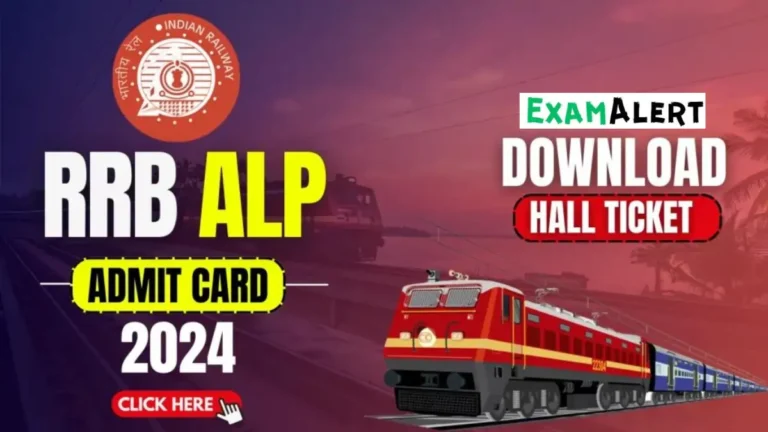 RRB ALP Admit Card 2024 Release Date