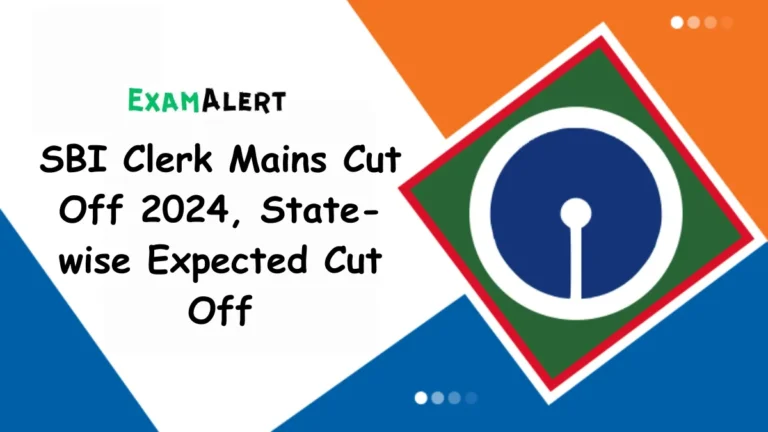 SBI Clerk Mains Cut Off 2024