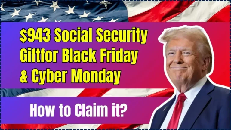 $943 Social Security Gift for Black Friday & Cyber Monday: Claim It Now