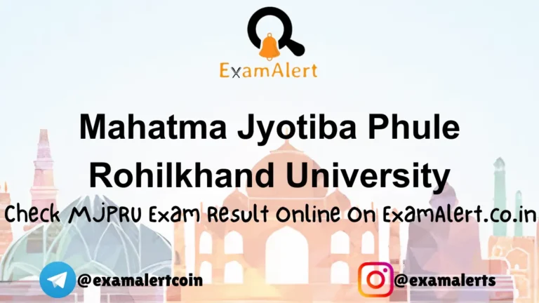 MJPRU Result